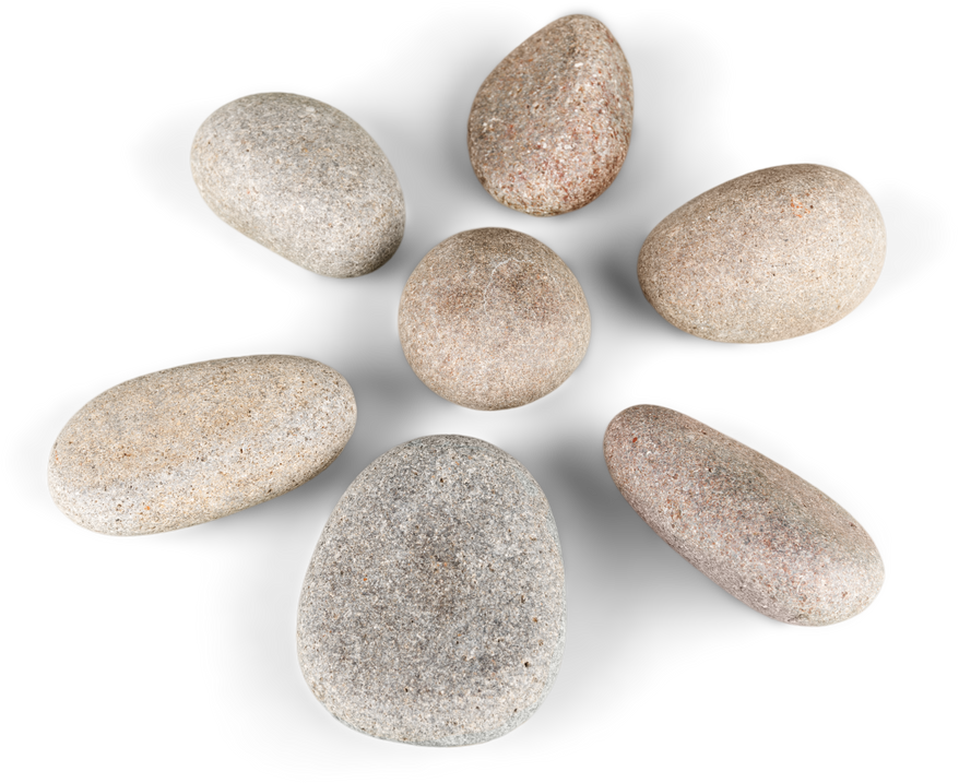 Cutout of Stones